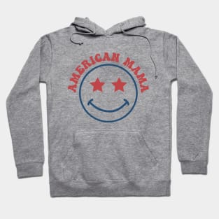 American Mama groovy smile Hoodie